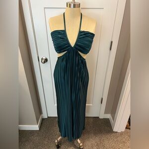 Vici Teal Halter Maxi Dress - NWOT